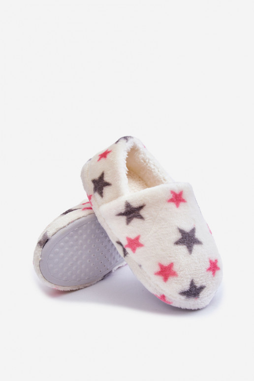Chaussons chauffants pour enfants de couleur blanche Meyra Chaussons chauffants pour enfants de couleur blanche Meyra