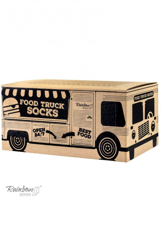Sockenset Food Truck Socken Box 3 Paar