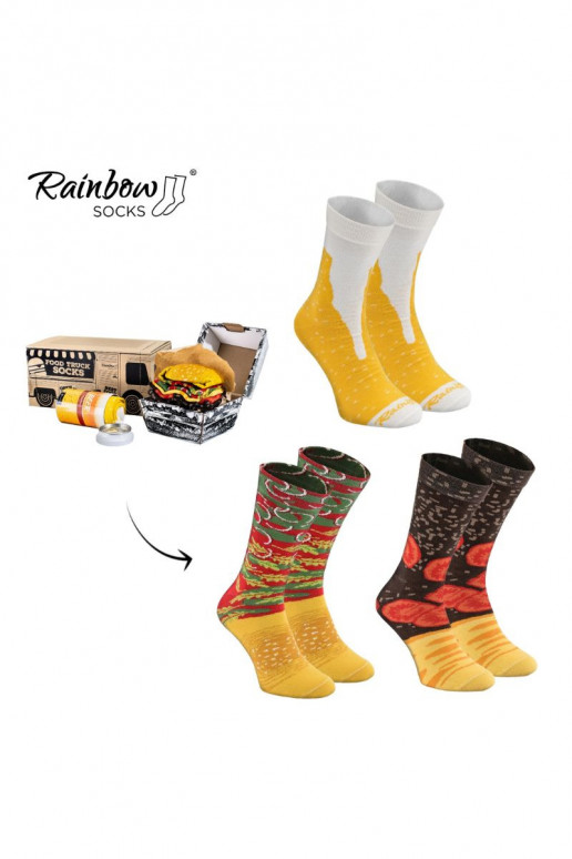 Set de chaussettes Food Truck Socks Box 3 paires