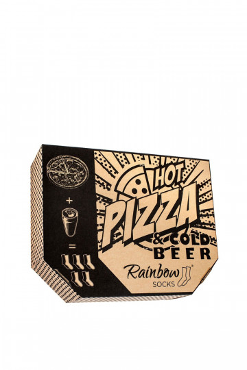 Gekleurde sokken in een doos 5 Par