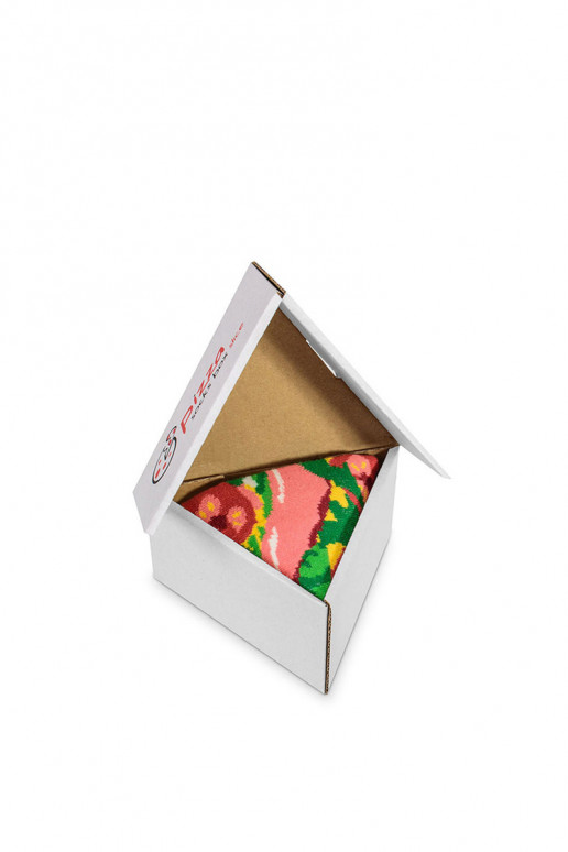 Chaussettes colorées en boîte 1 paire Pizza Chaussettes colorées en boîte 1 paire Pizza