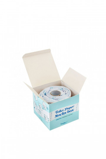 2 paires de chaussettes colorées dans une boîte