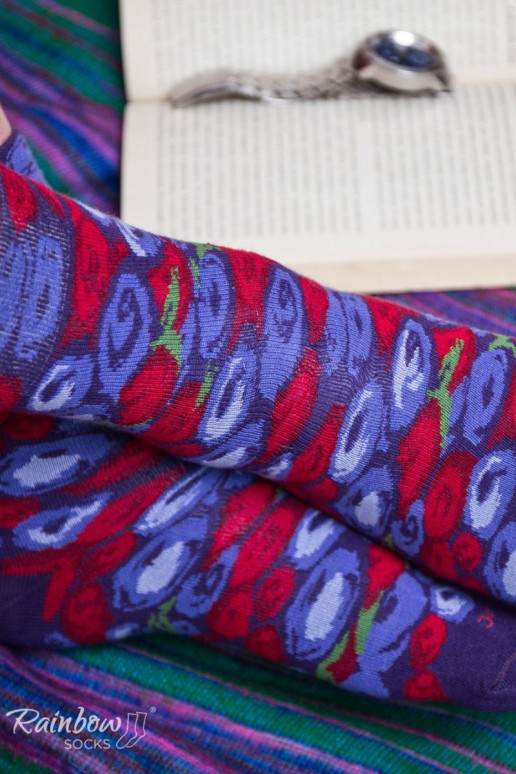 2 paires de chaussettes colorées dans une boîte 2 paires de chaussettes colorées dans une boîte