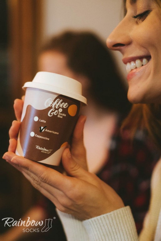 Farbige Socken in einer Box Americano 1 Paar