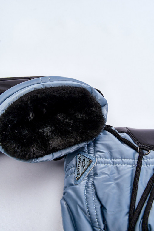 snowboots met veters in de blauwe kleur Carrios snowboots met veters in de blauwe kleur Carrios