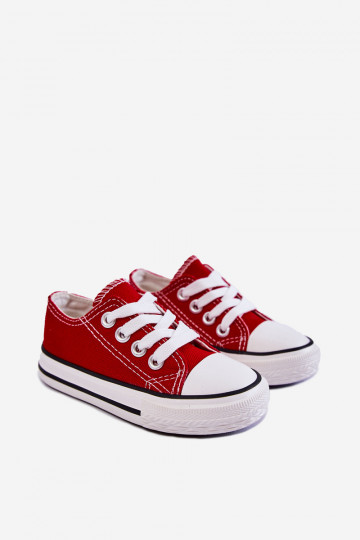 Chaussures de sport classiques pour enfants de couleur rouge Filemon