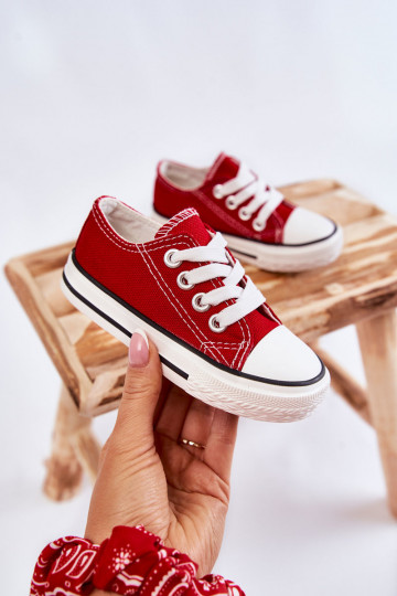 Chaussures de sport classiques pour enfants de couleur rouge Filemon 2