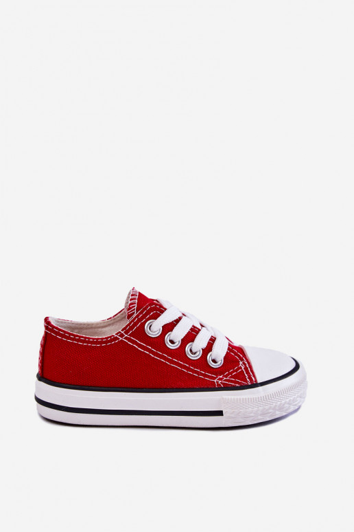 Chaussures de sport classiques pour enfants de couleur rouge Filemon