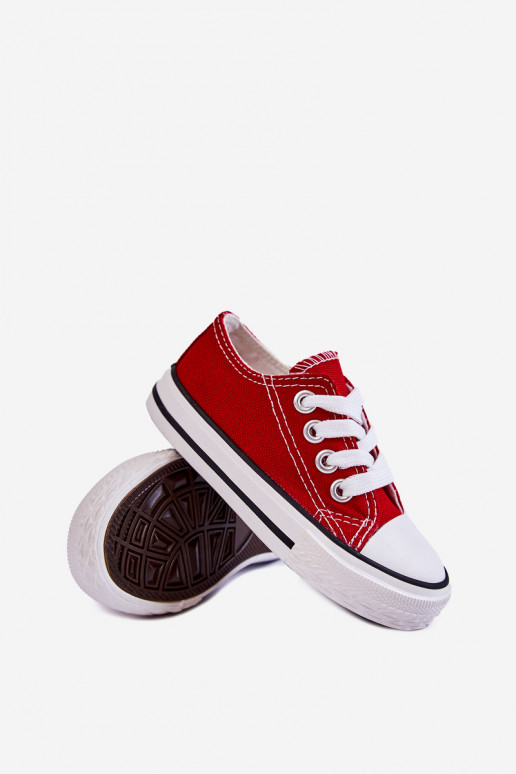 Chaussures de sport classiques pour enfants de couleur rouge Filemon