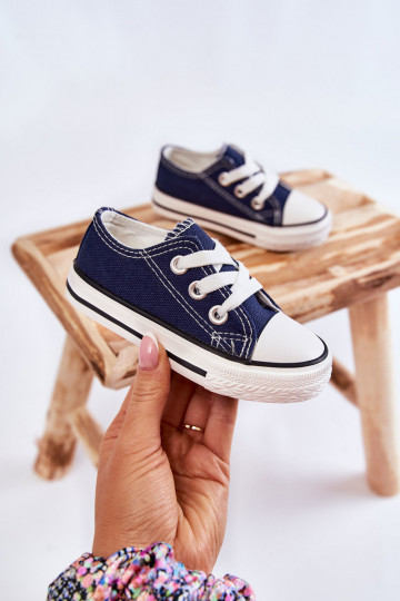 Klassische Kindersportschuhe in dunkelblauer Farbe Filemon 2