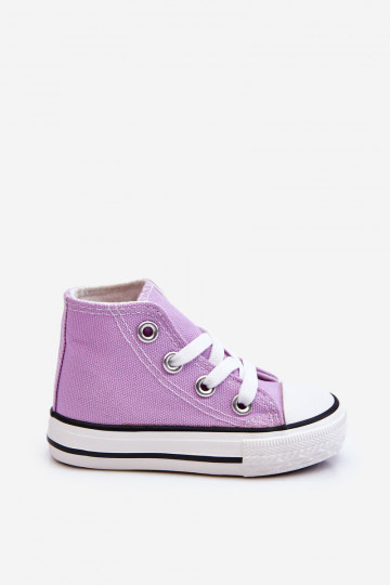 Chaussures pour enfants à semelle couleur violet Filemon