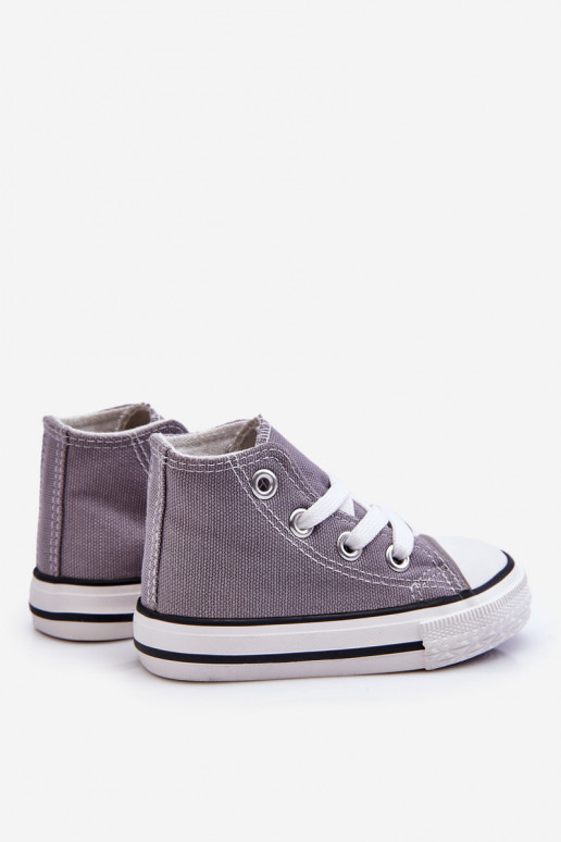 Chaussures à semelles pour enfants, grises Filemon