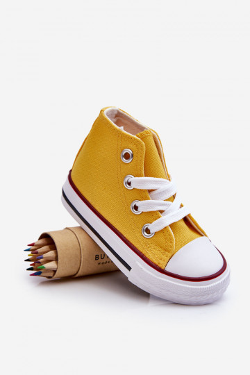 Kinderschuhe mit Sohle, gelb Filemon 2