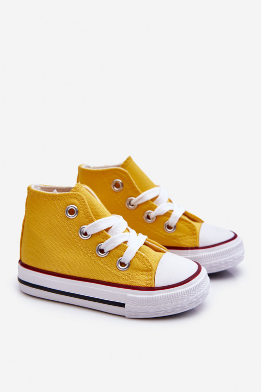 Chaussures pour enfants à semelles, jaune Filemon