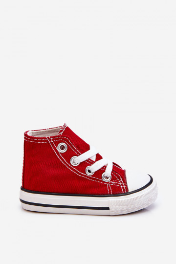 Kinderschuhe mit Sohle in roter Farbe Filemon