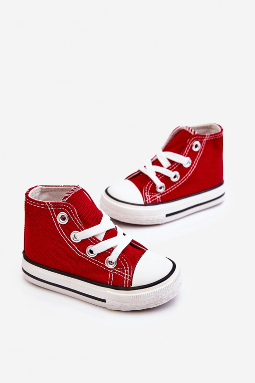Chaussures enfants à semelle couleur rouge Filemon