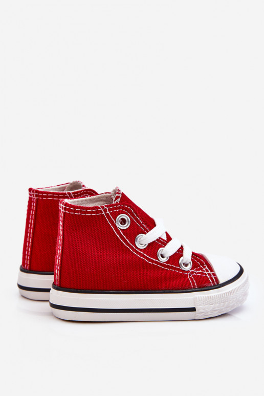 Chaussures enfants à semelle couleur rouge Filemon