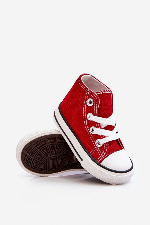 Chaussures enfants à semelle couleur rouge Filemon