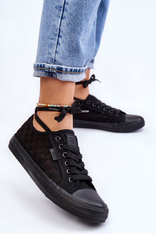 Klassiek model platte schoenen Big Star LL274072 kleur zwart