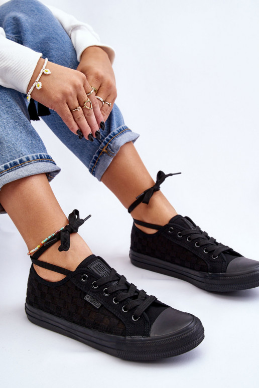 Klassiek model platte schoenen Big Star LL274072 kleur zwart