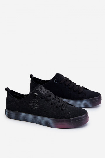 Chaussures femme à plateforme colorée Big Star LL274239 le noir