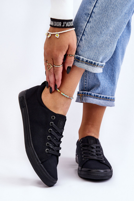 sneakers met platte zolen Big Star LL274057 zwart sneakers met platte zolen Big Star LL274057 zwart