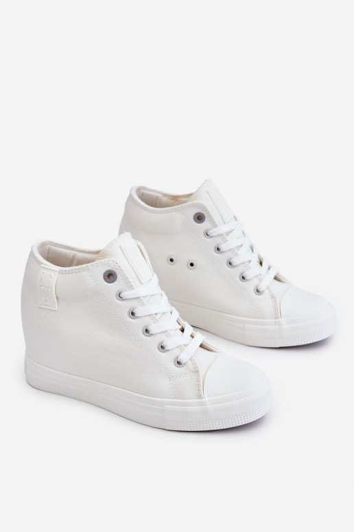 chaussures de loisirs avec semelle Big Star LL274035 couleur blanche