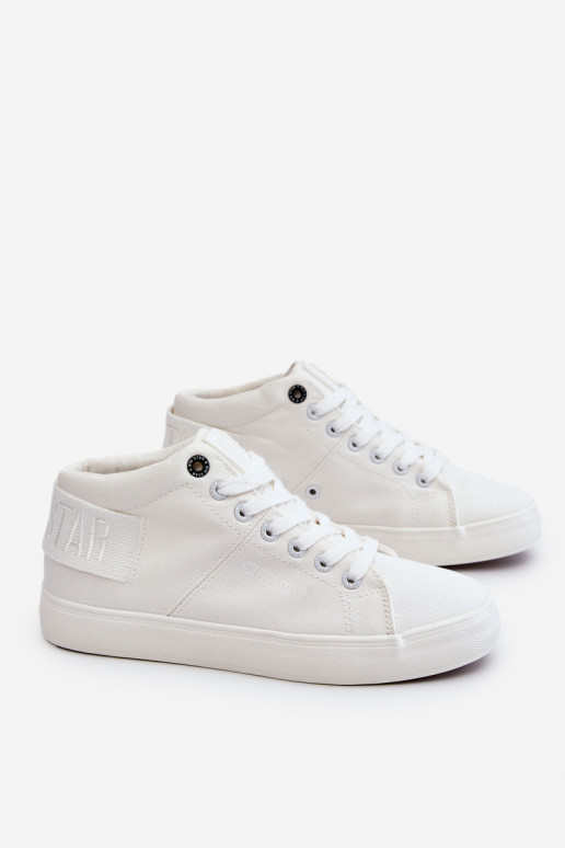 Klassisches Modell Freizeitschuhe mit Sohle Big Star LL274002 in der Farbe Weiß Klassisches Modell Freizeitschuhe mit Sohle Big Star LL274002 in der Farbe Weiß