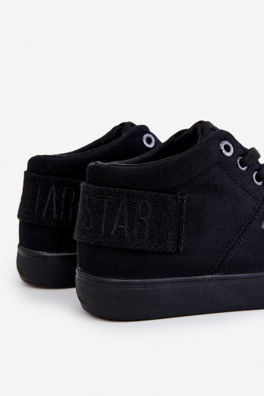 Chaussures de loisirs modèle classique avec semelle Big Star LL274001 couleur noire Chaussures de loisirs modèle classique avec semelle Big Star LL274001 couleur noire