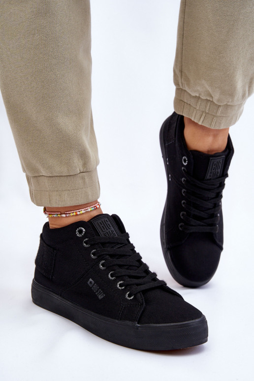 Klassisches Modell Freizeitschuhe mit Sohle Big Star LL274001 in der Farbe Schwarz Klassisches Modell Freizeitschuhe mit Sohle Big Star LL274001 in der Farbe Schwarz