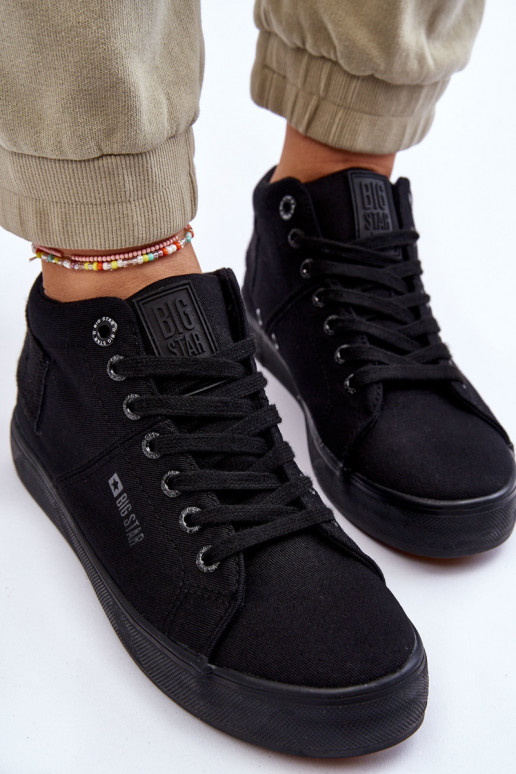 Klassisches Modell Freizeitschuhe mit Sohle Big Star LL274001 in der Farbe Schwarz Klassisches Modell Freizeitschuhe mit Sohle Big Star LL274001 in der Farbe Schwarz