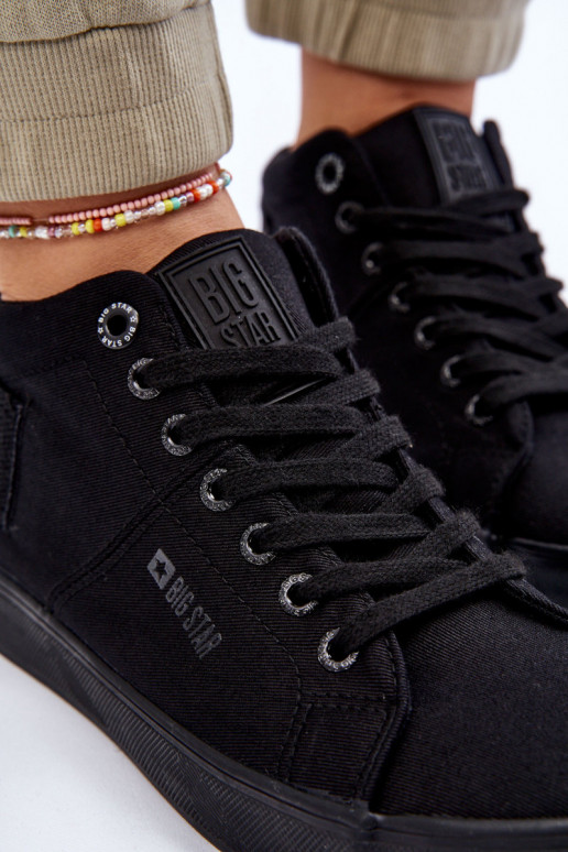 Klassisches Modell Freizeitschuhe mit Sohle Big Star LL274001 in der Farbe Schwarz Klassisches Modell Freizeitschuhe mit Sohle Big Star LL274001 in der Farbe Schwarz