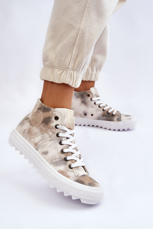 Freizeitschuhe Big Star LL274047 Weiß-grüne Farbe Freizeitschuhe Big Star LL274047 Weiß-grüne Farbe