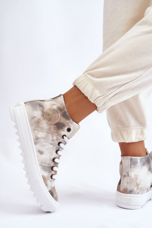 Freizeitschuhe Big Star LL274047 Weiß-grüne Farbe Freizeitschuhe Big Star LL274047 Weiß-grüne Farbe