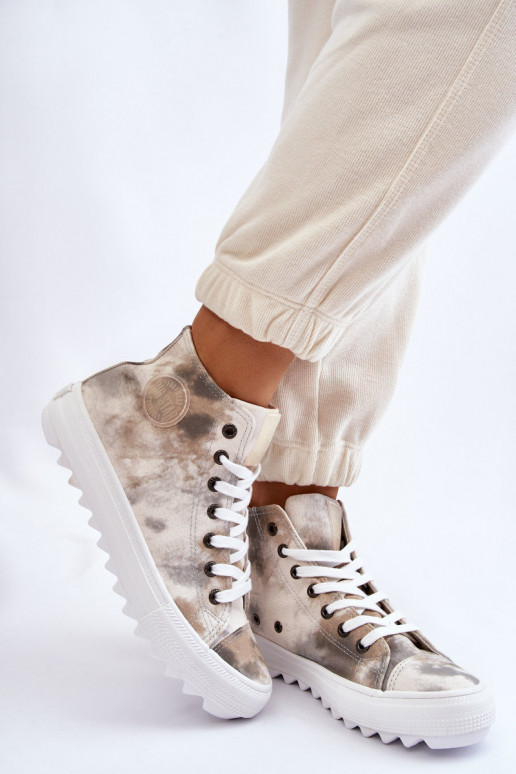 Chaussures de loisirs Big Star LL274047 Couleur blanc-vert Chaussures de loisirs Big Star LL274047 Couleur blanc-vert