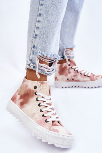 Vrijetijdsschoenen Big Star LL274048 beige-roze
