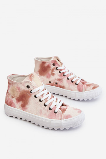Chaussures décontractées Big Star LL274048 beige-rose 2