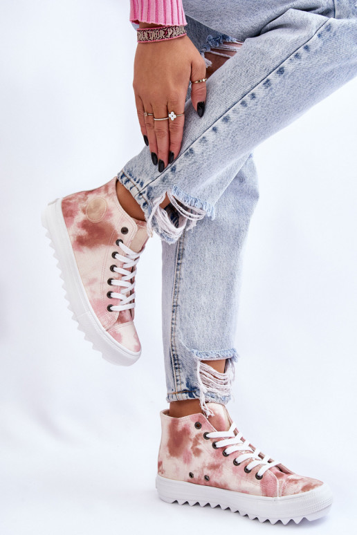 Chaussures décontractées Big Star LL274048 beige-rose