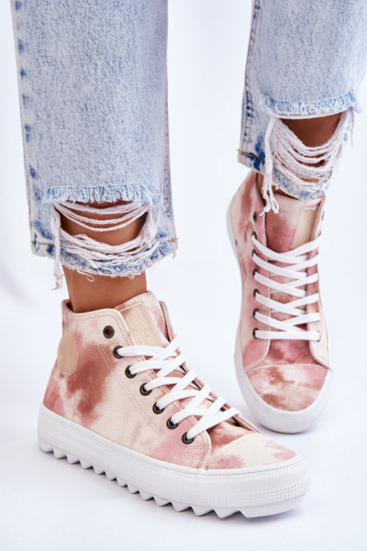 Chaussures décontractées Big Star LL274048 beige-rose