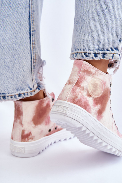 Chaussures décontractées Big Star LL274048 beige-rose