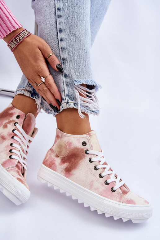 Chaussures décontractées Big Star LL274048 beige-rose