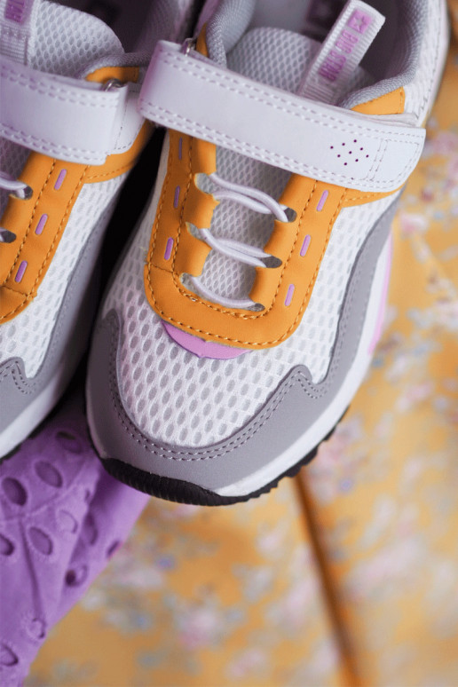 Kinder-Sneaker mit Klebeverschlüssen Big Star JJ374257 Weiß-Gelb Kinder-Sneaker mit Klebeverschlüssen Big Star JJ374257 Weiß-Gelb