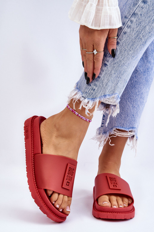 Chaussons Big Star LL274430 rouge