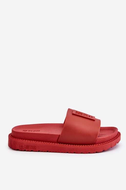 Pantoffels Big Star LL274430 rood