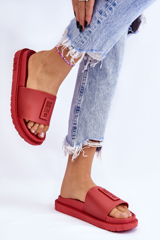 Pantoffels Big Star LL274430 rood