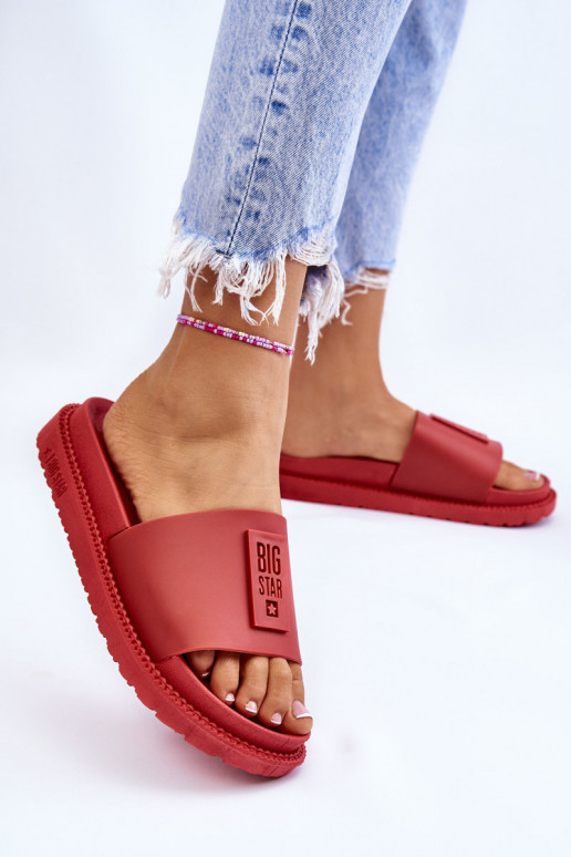 Pantoffels Big Star LL274430 rood