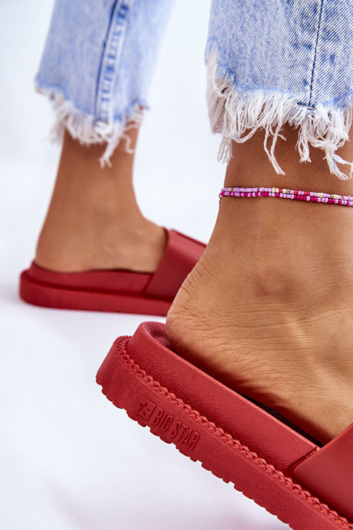 Pantoffels Big Star LL274430 rood