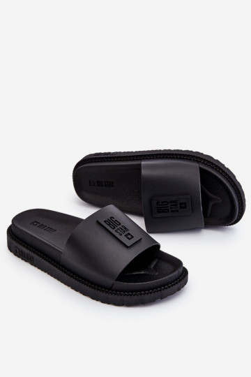 Pantoffels Big Star LL274429 zwart