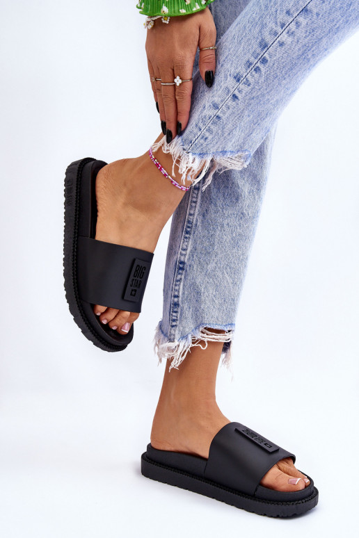 Pantoffels Big Star LL274429 zwart