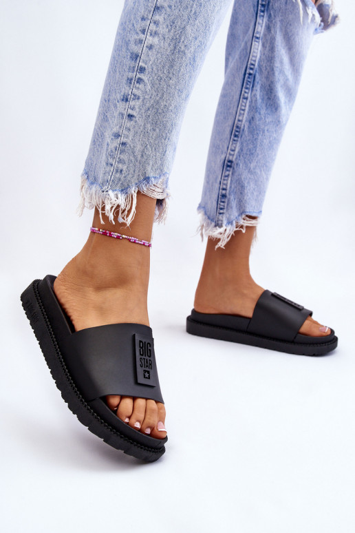 Pantoffels Big Star LL274429 zwart